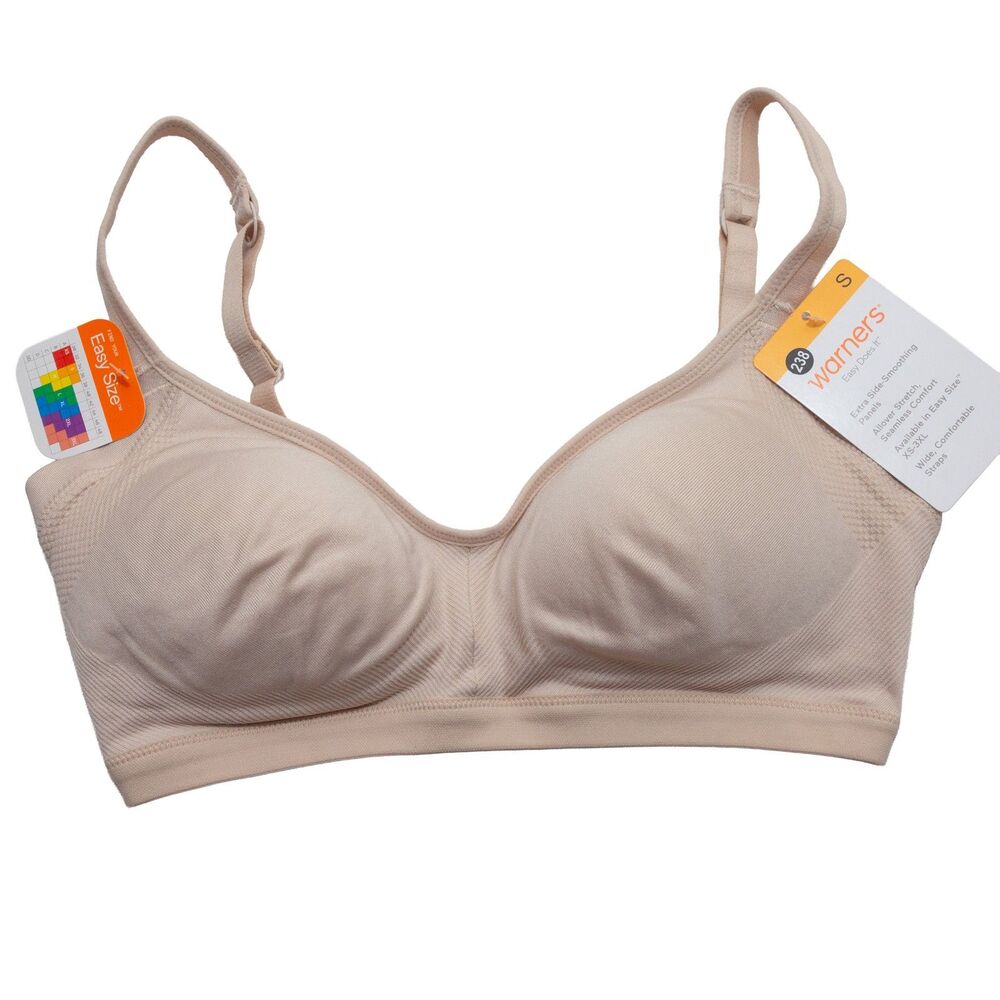 Warner's Small Easy Does It Wireless Comfort Bra Nude Beige RM3911A Lightly Line